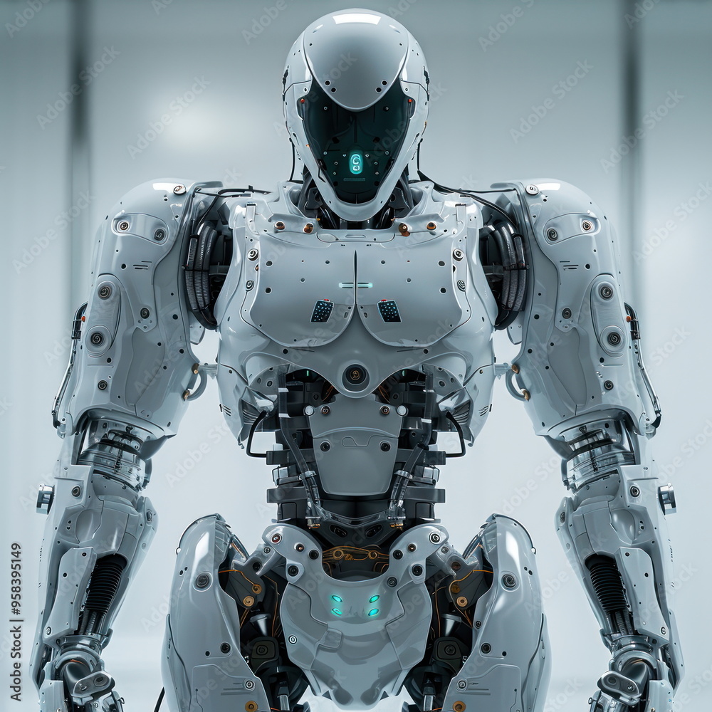Futuristic Robot. Futuristic Robot.
