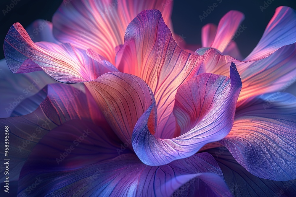 Abstract iris 3d illustration Abstract iris 3d illustration