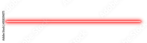 Red neon light line sparkle
