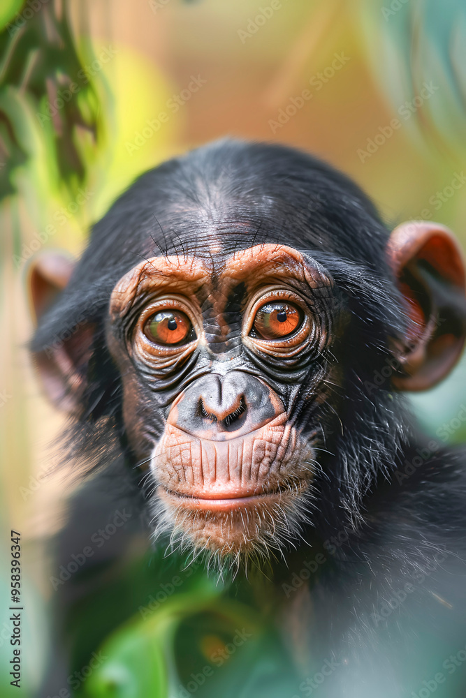 Monkey closeup, new outbreak of monkeypox Monkey closeup, new outbreak of monkeypox