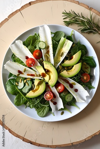 vegetables on a plate_ Generated with Ai