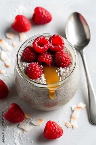 raspberry cheesecake_ Generated with Ai