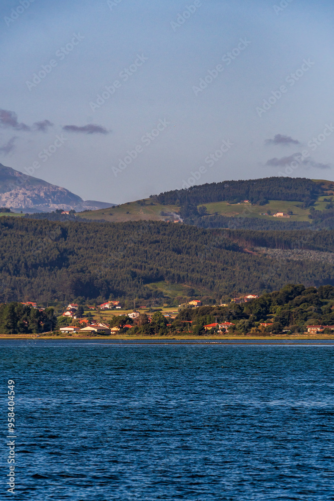 Paisaje en Santoña, Cantabria, España. Paisaje en Santoña, Cantabria, España.