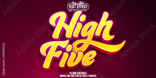 Comedy editable text effect, customizable humor and laughter 3d font style