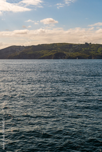 Paisaje en Santoña, Cantabria, España.