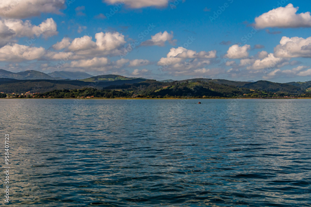 Paisaje en Santoña, Cantabria, España. Paisaje en Santoña, Cantabria, España.