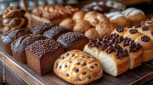 Freshly Baked Bread Display photo