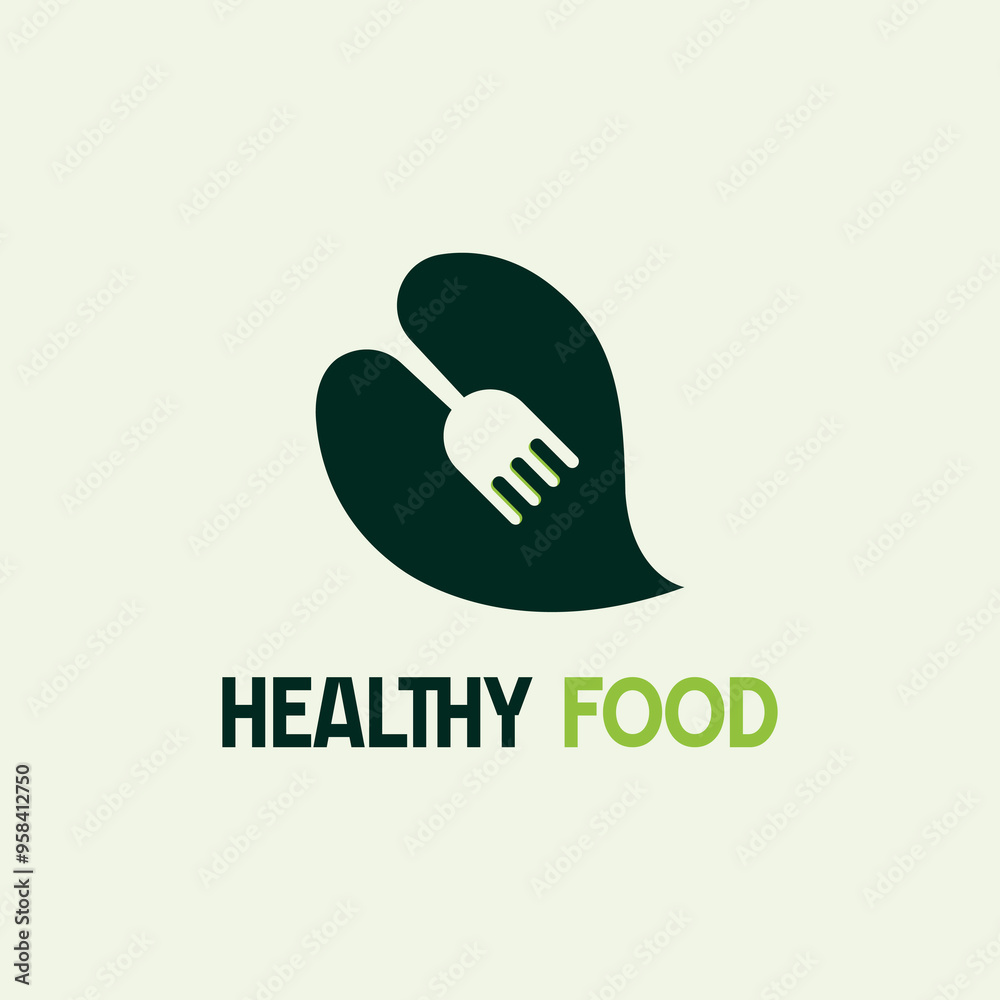 Healthy Food logo in vector format