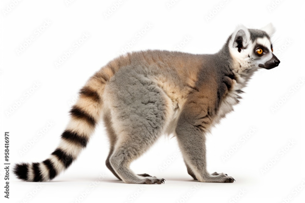 Fototapeta premium Lemur wildlife animal mammal.