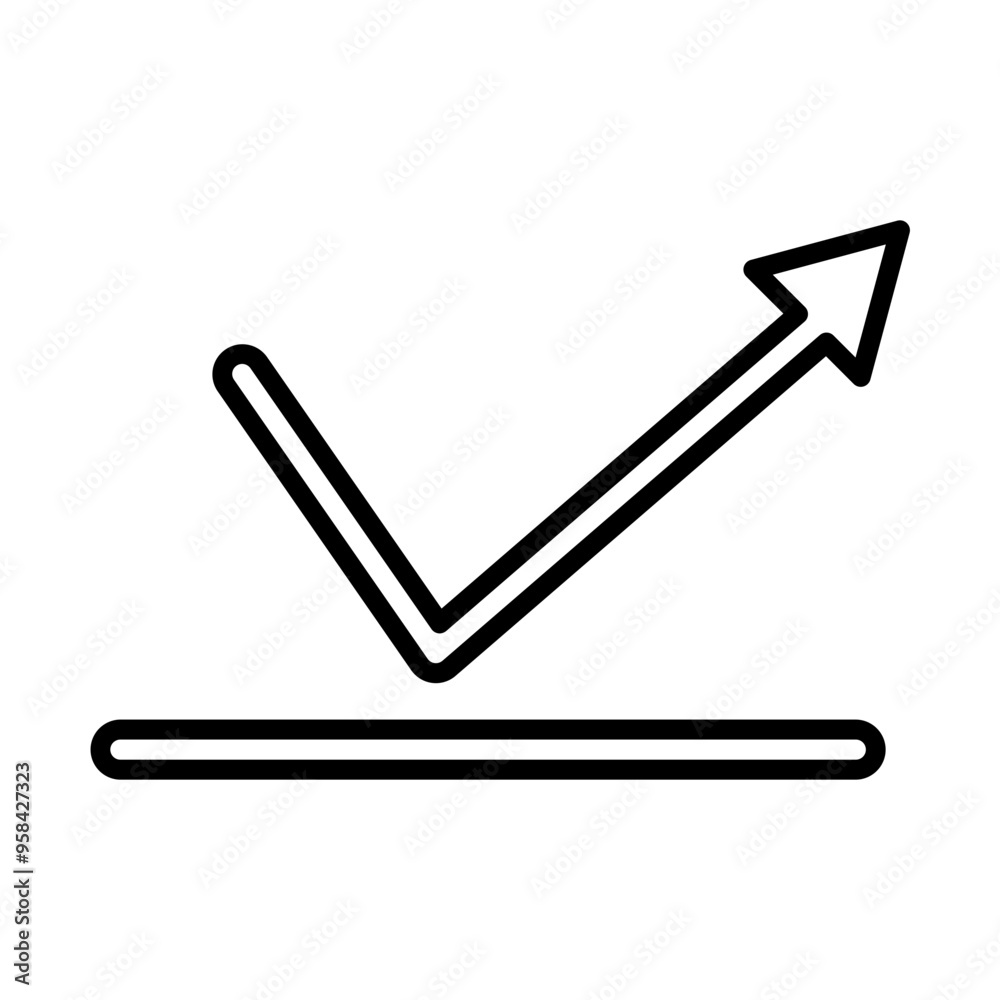 Bounce line icon Bounce line icon