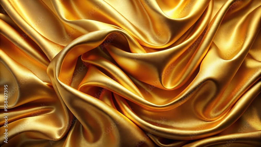 Golden silk background with shimmering texture , luxury, elegant, gold, fabric, smooth, shiny, glamour, abstract, backdrop Golden silk background with shimmering texture , luxury, elegant, gold, fabric, smooth, shiny, glamour, abstract, backdrop