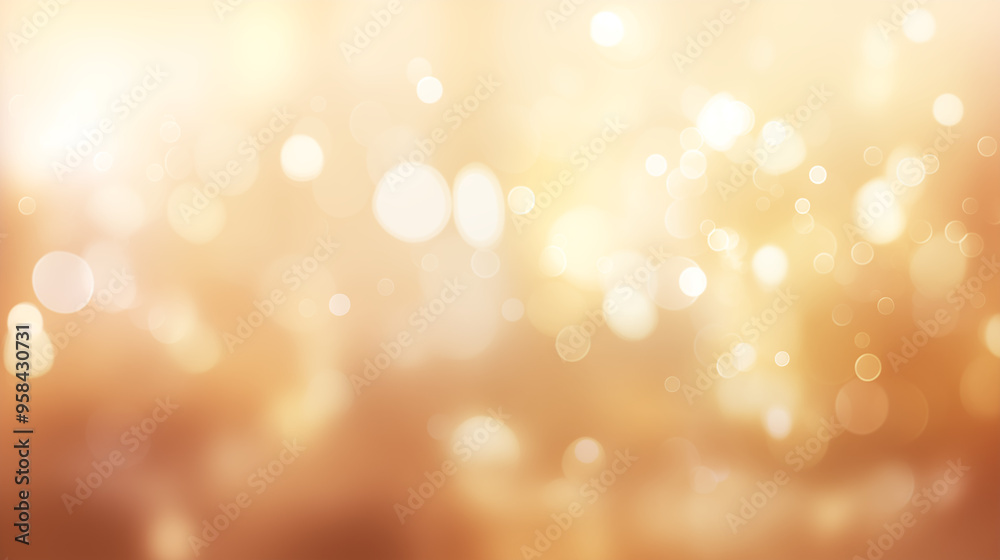 Abstract Golden Light Bokeh Background with Soft Glow and Warm Tones Abstract Golden Light Bokeh Background with Soft Glow and Warm Tones