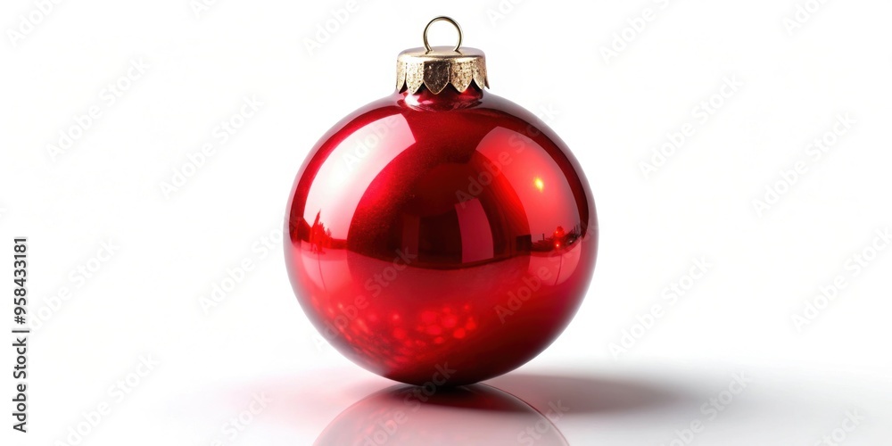 Bright, shiny glassy red ball ornament for Christmas decoration, ornament, red, ball, shiny, glass, Christmas Bright, shiny glassy red ball ornament for Christmas decoration, ornament, red, ball, shiny, glass, Christmas