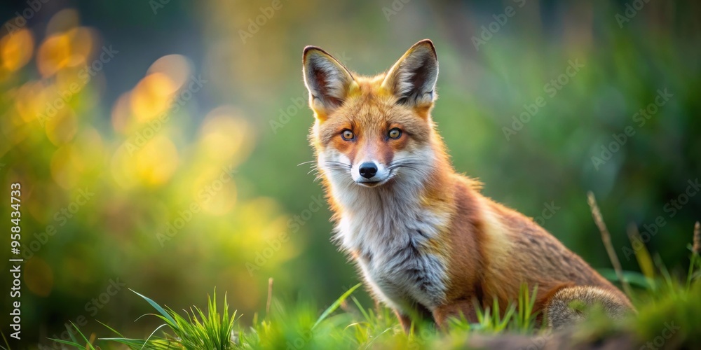 Playful and cunning fox posing in the wild, fox, animal, nature, wildlife, cute, fur, red, mammal, predator, outdoor, wilderness Playful and cunning fox posing in the wild, fox, animal, nature, wildlife, cute, fur, red, mammal, predator, outdoor, wilderness