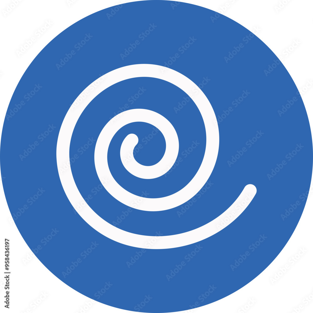 Danish Pastry glyph circle icon Danish Pastry glyph circle icon