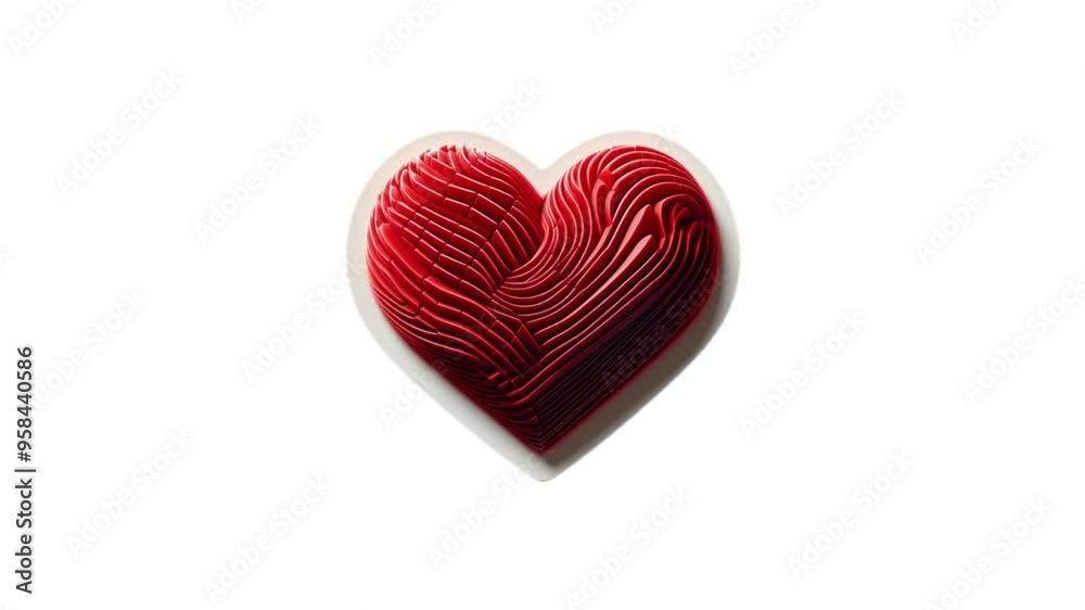 A video of heart shaped candy A video of heart shaped candy