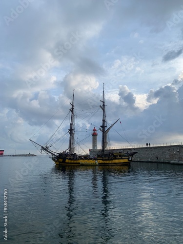 Matinée au vieux port de Bastia, Corse