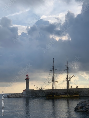 Matinée au vieux port de Bastia, Corse