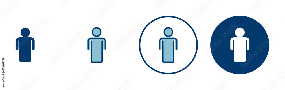 Man icon vector isolated on white background. male icon vector. human symbol Man icon vector isolated on white background. male icon vector. human symbol