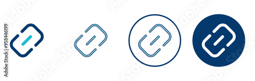 External link symbol icon vector. Link icon isolated on white background. Link vector icon. Hyperlink chain symbol