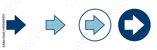 Arrow icon vector isolated on white background. Arrow symbol. Arrow vector icon