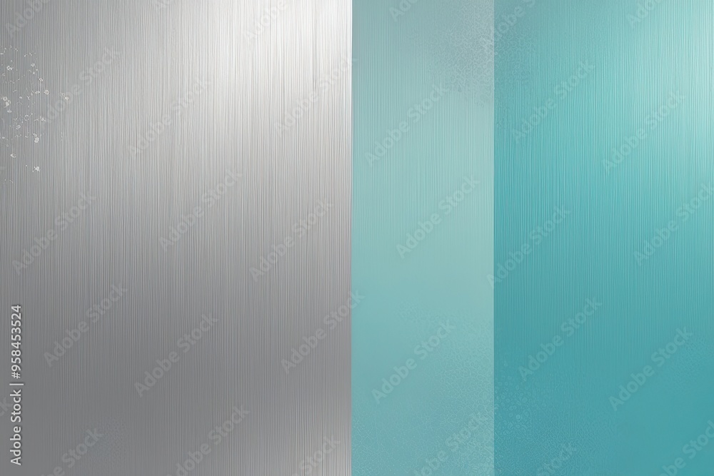 Elegant Blended Colors Background with Soft Turquoise and Brushed Silver Texture and Design Elegant Blended Colors Background with Soft Turquoise and Brushed Silver Texture and Design