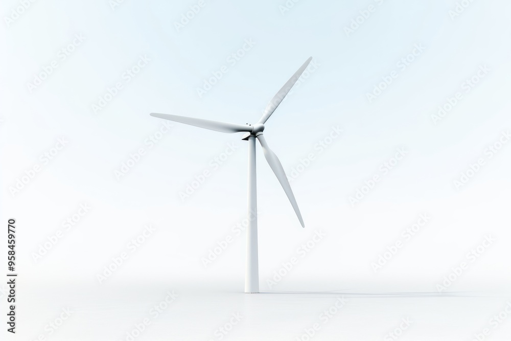Wind turbine machine white background transportation. Wind turbine machine white background transportation.