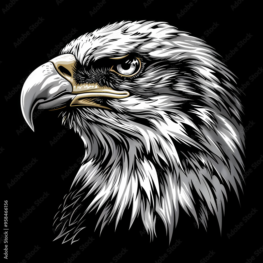 Fototapeta premium The eagle vector image