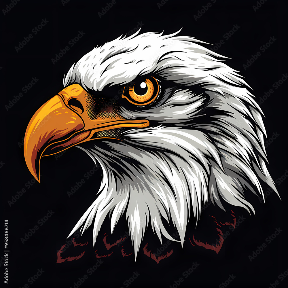 Fototapeta premium The eagle vector image