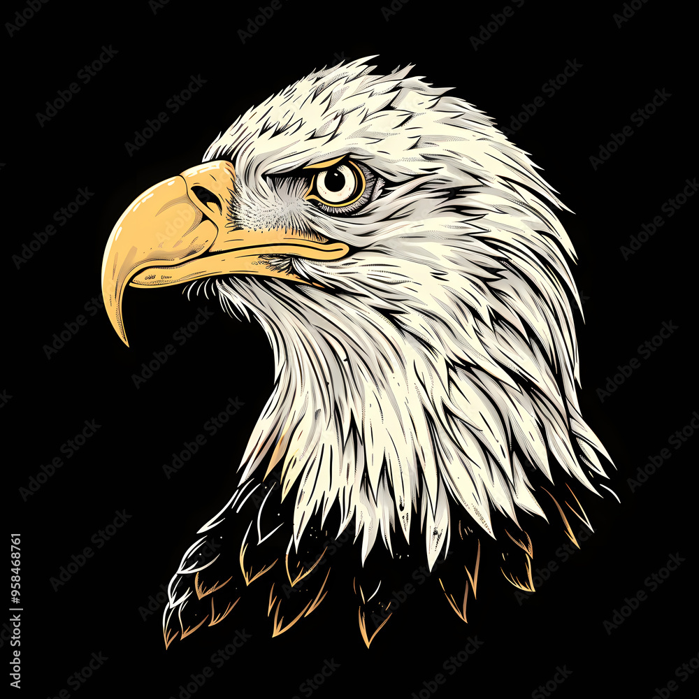 Fototapeta premium The eagle vector image