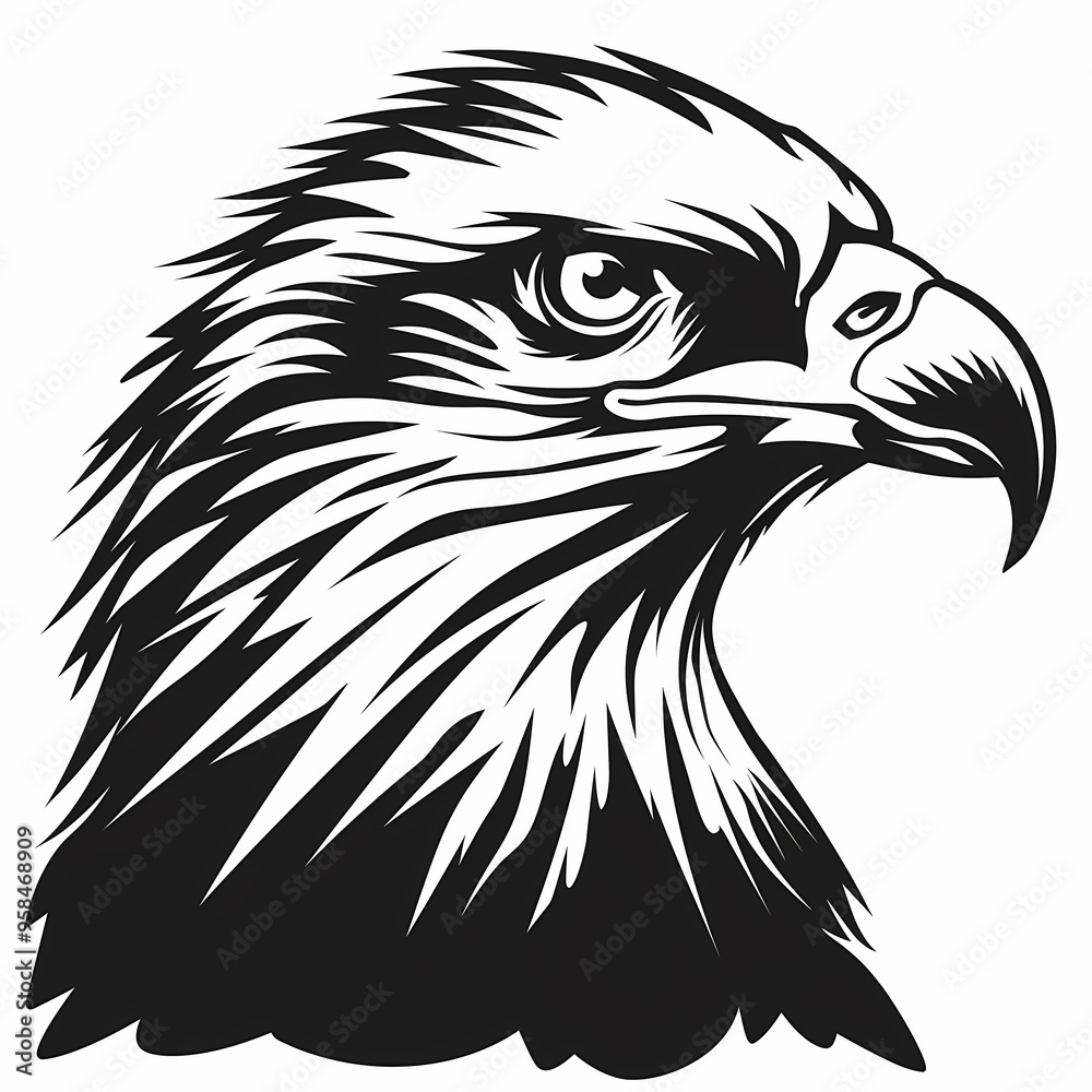 The eagle vector image The eagle vector image