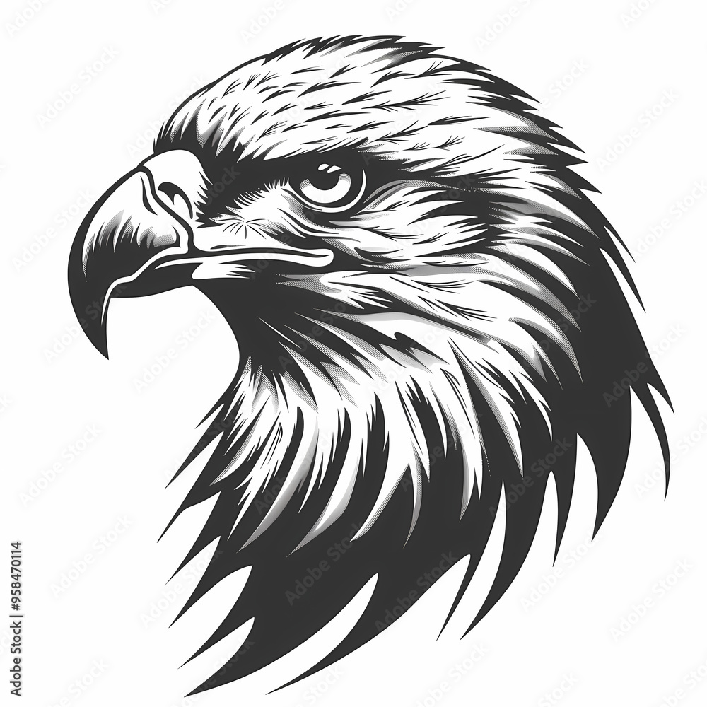The eagle vector image The eagle vector image