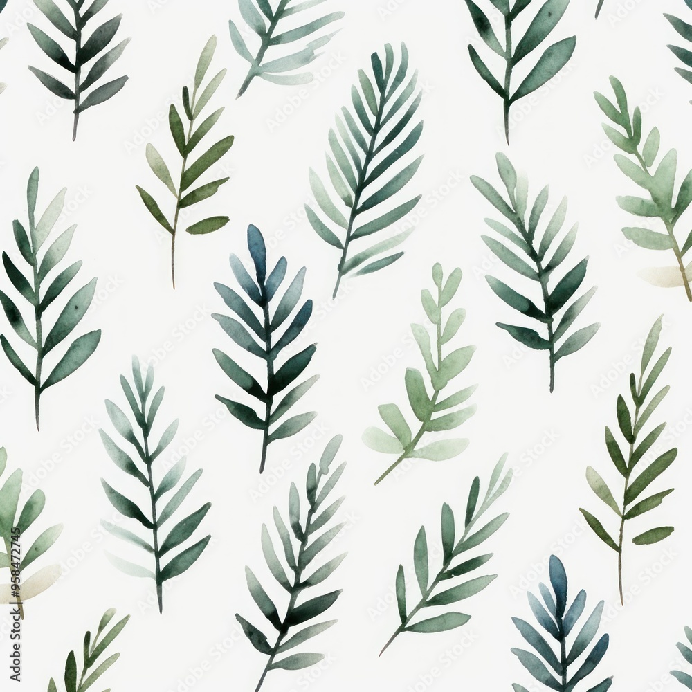 Pine leaves pattern plant leaf.