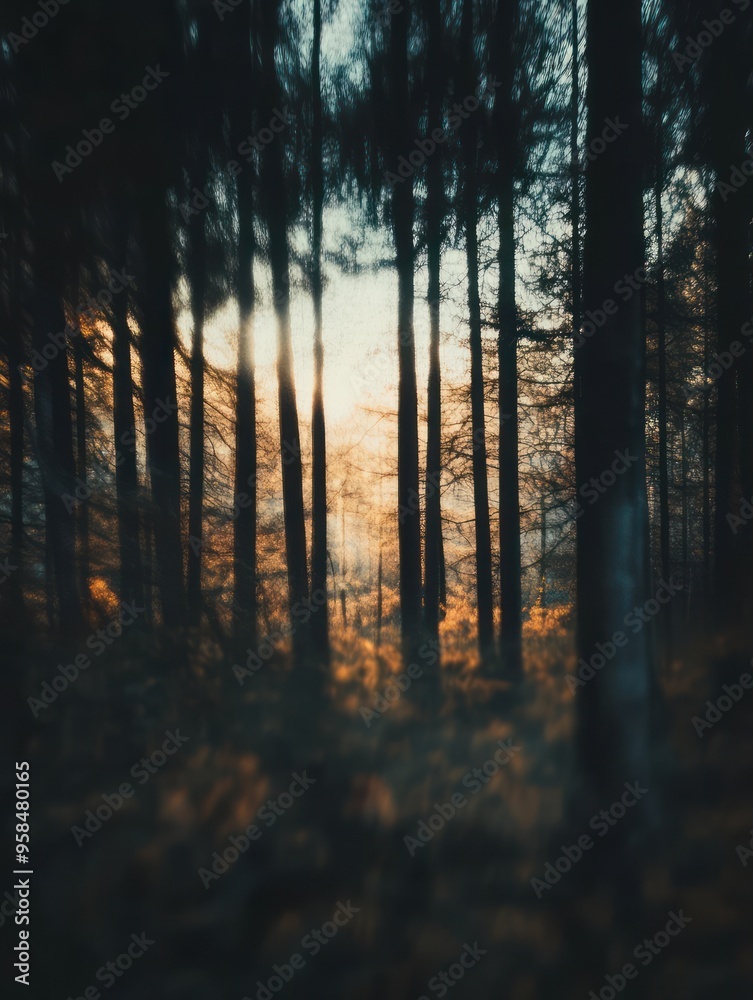 blurred photo of dark forest blurred photo of dark forest