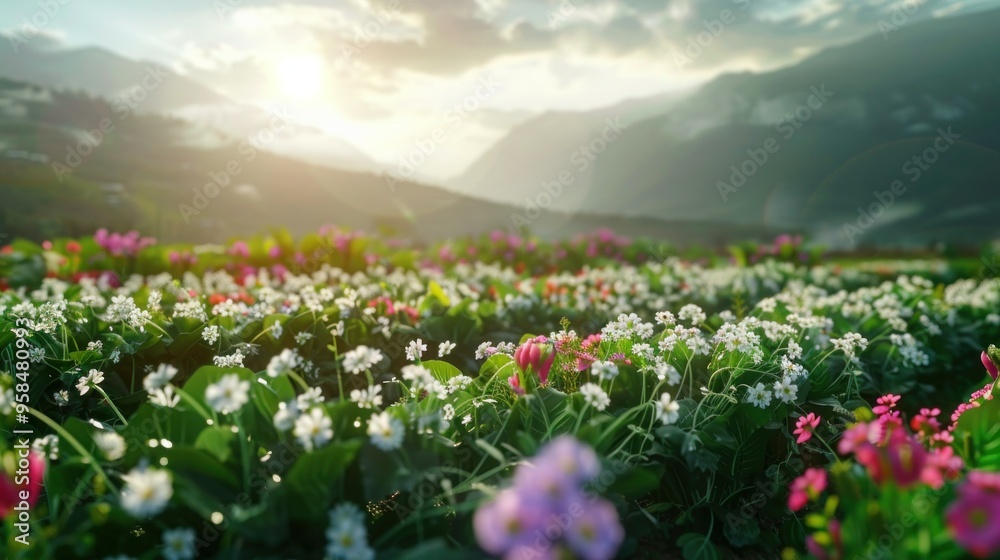 Obraz premium Fields Of Many Colors