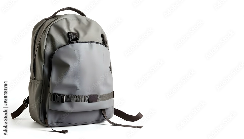 Naklejka premium Rucksack isolated on a white background