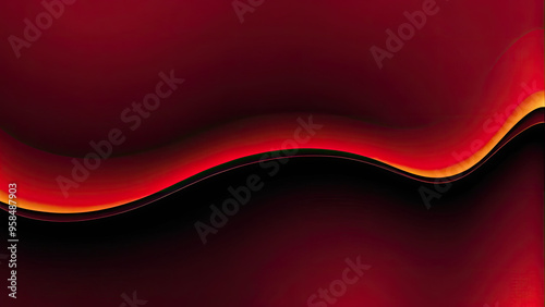 Wave gradient dark red background