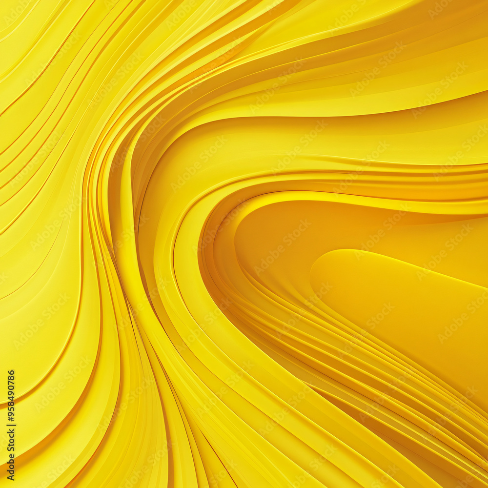 Yellow abstract design with curved lines.Yellow abstract design with curved lines. Yellow abstract design with curved lines.Yellow abstract design with curved lines.
