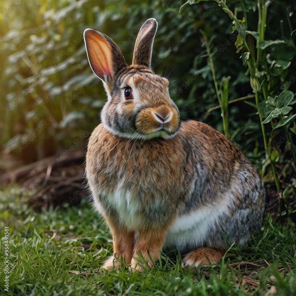 Fototapeta premium rabbit generative ai