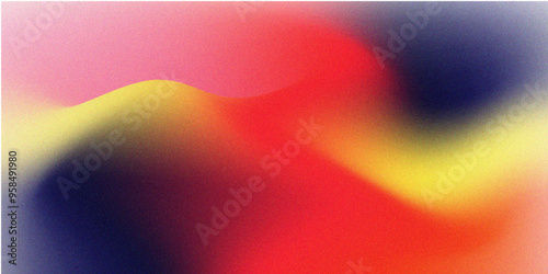 Abstract Fluid grainy gradient background, vibrant color. Gradient Background with Soft Blur Effect. Cover gradient design with abstract color. Minimal fluid design collection.