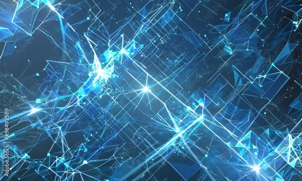 Abstract Digital Network Abstract Digital Network
