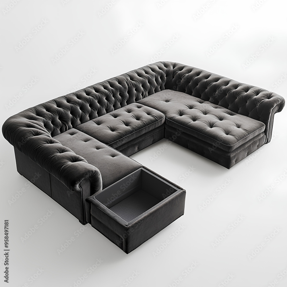 Fototapeta premium white sofa in a room
