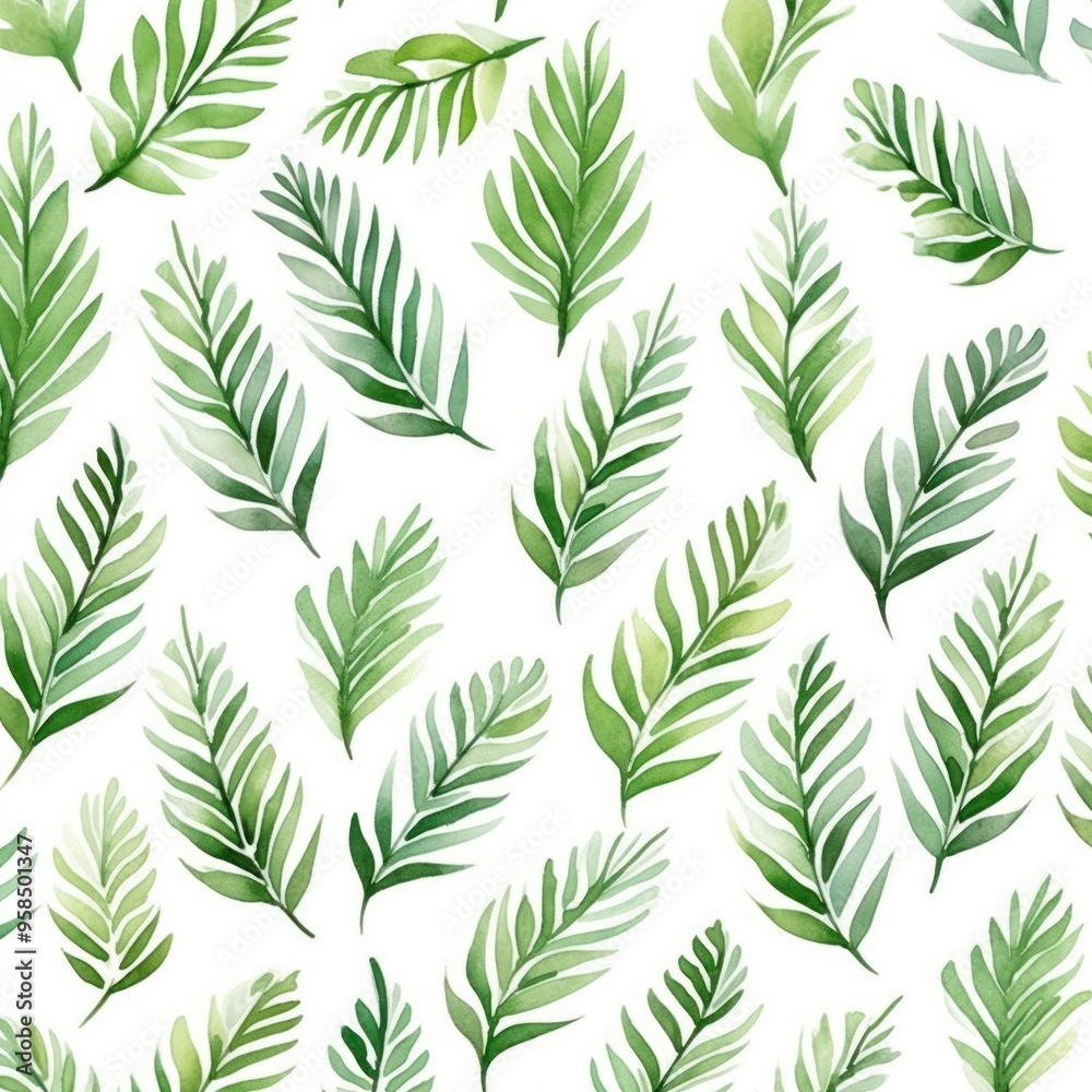 Fototapeta premium Pattern green backgrounds plant.
