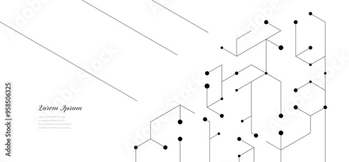 幾何学 抽象 建築 テクノロジー ビジネス 背景