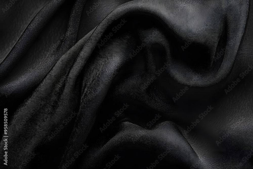 custom made wallpaper toronto digital Abstract Luxury Black Fabric Cloth Texture Background