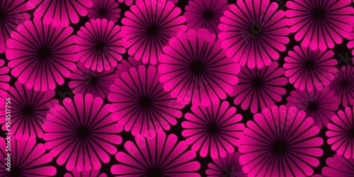 Repeated circle pattern in Magenta