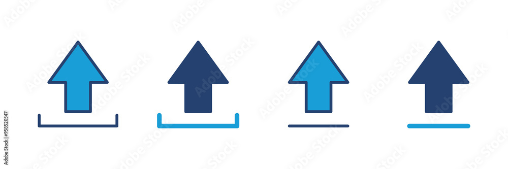 Upload icon vector. load data symbol Upload icon vector. load data symbol