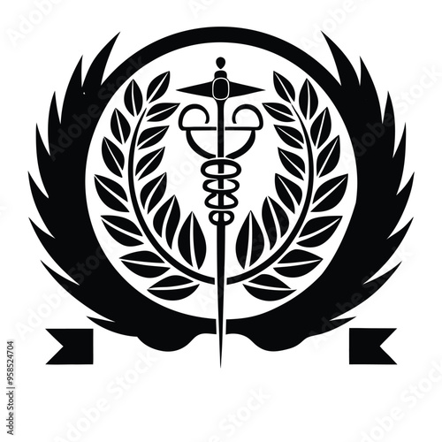 A logo psychiatric mental and medical logo vector 