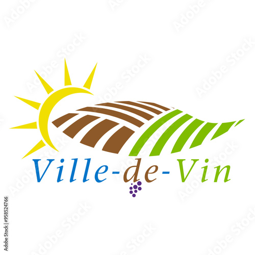 Logo de village viticole