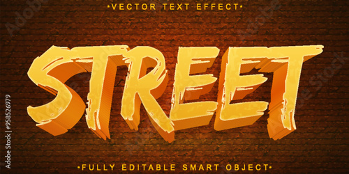  Graffiti Street Artist Vector Fully Editable Smart Object Text Effect